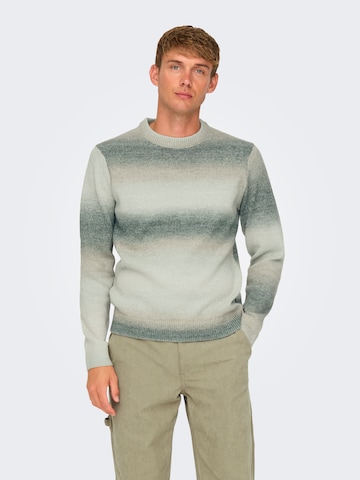 Pullover 'ONSTimber' di Only & Sons in grigio: frontale