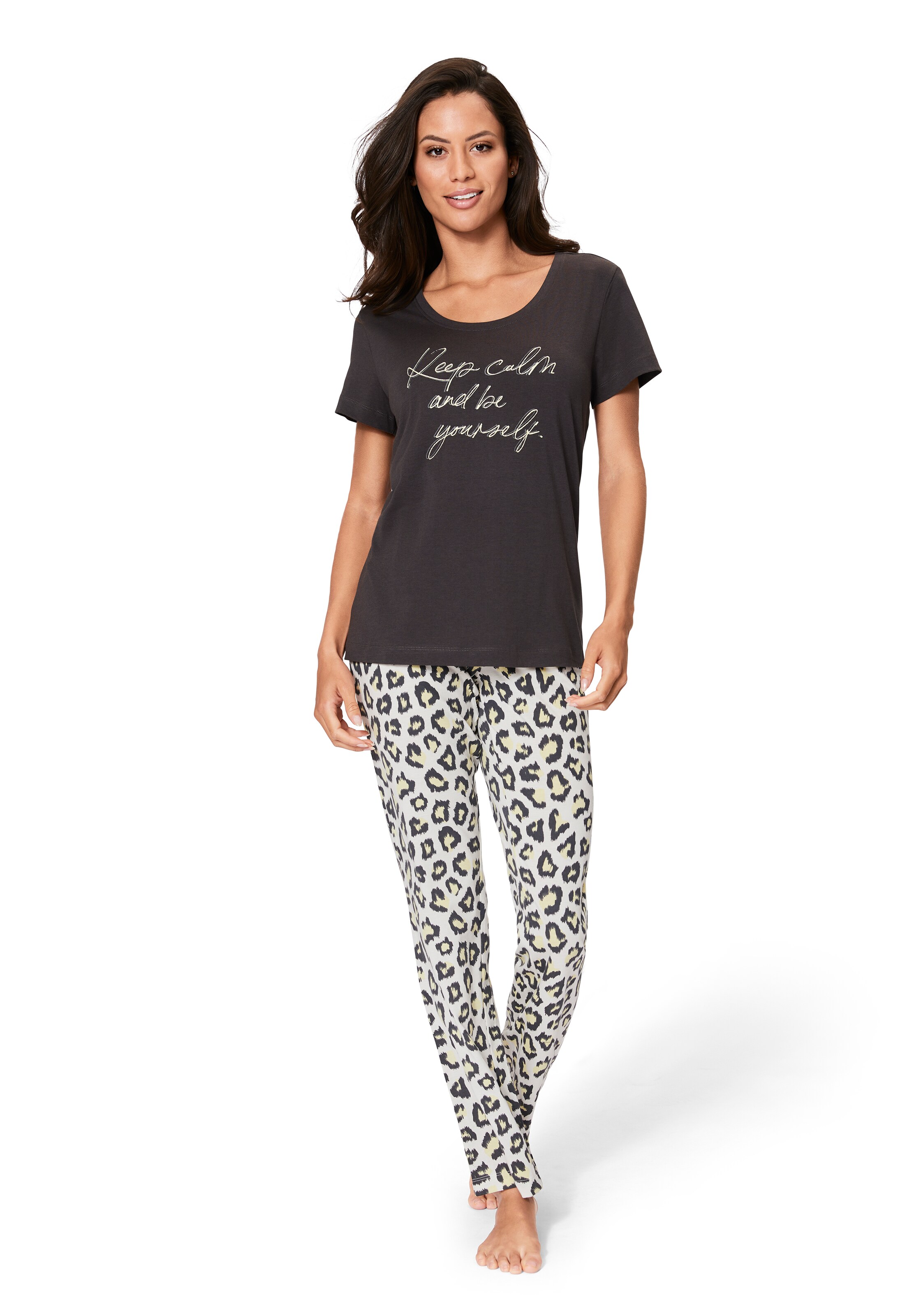 VIVANCE Pajama in Black: front