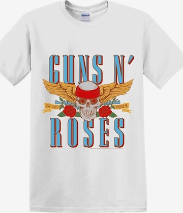 T-Shirt 'Americana Skull' GUNS N' ROSES en blanc : devant