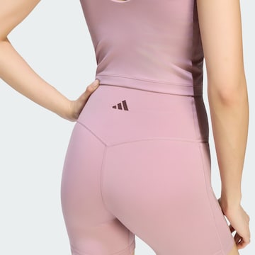 ADIDAS PERFORMANCE Skinny Sportovní kalhoty 'Studio All Me' – pink