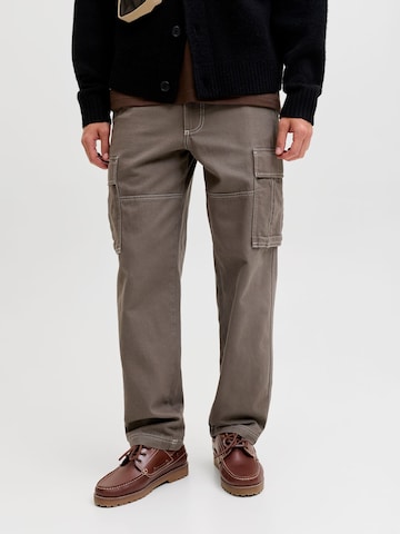 JACK & JONES Regular Cargohose in Braun: Vorderseite