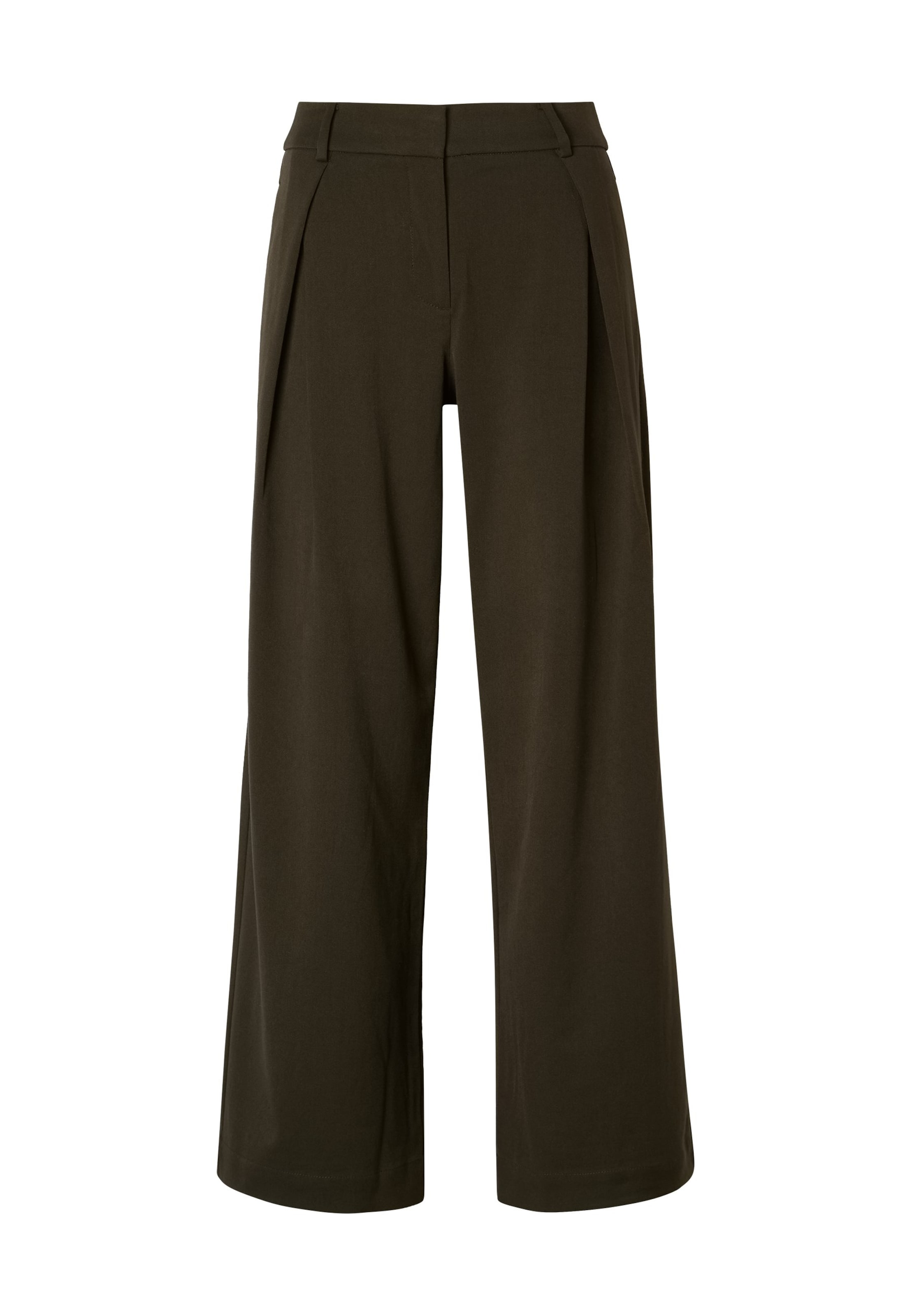 Barrel Pantaloni cutați 'Chica Henrika' de la MSCH COPENHAGEN pe verde: față
