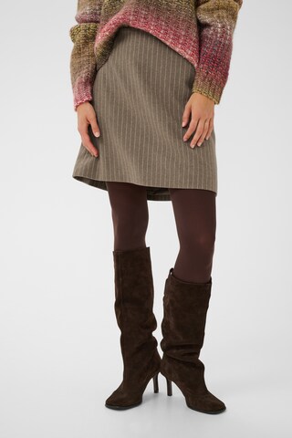 CULTURE Nederdel 'CUkeke' i beige