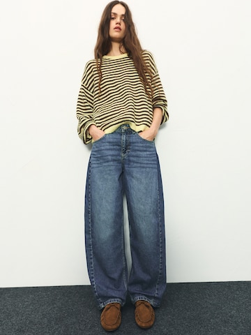 Baggy Jean Pull&Bear en bleu