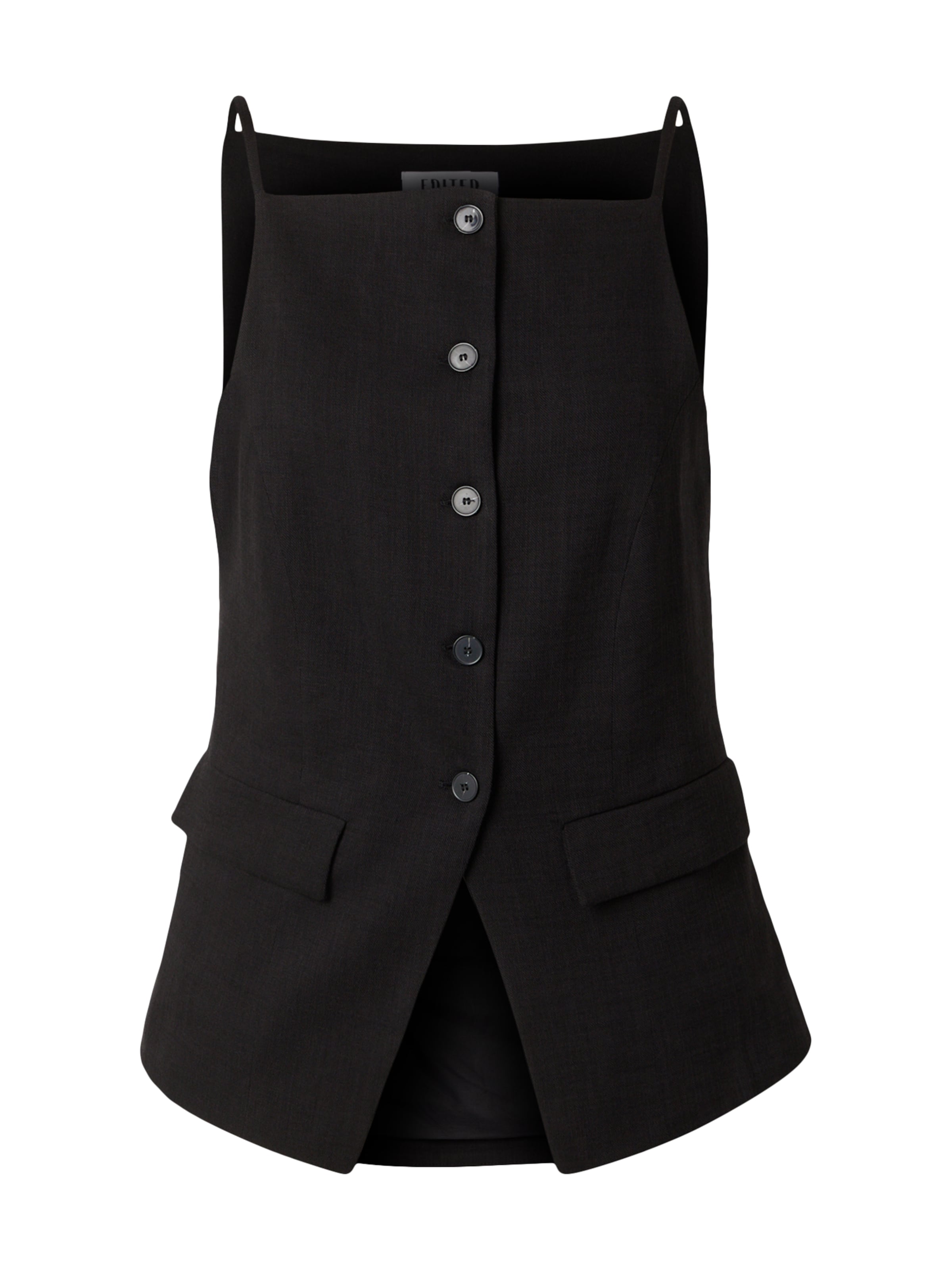 EDITED Vest 'Viola' i XS i sort, Produktvisning