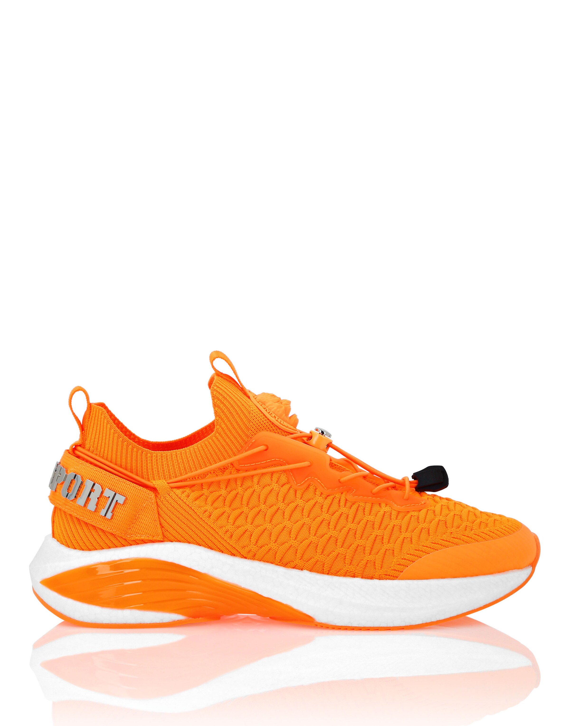 Plein Sport - Zapatillas deportivas bajas en naranja: frente