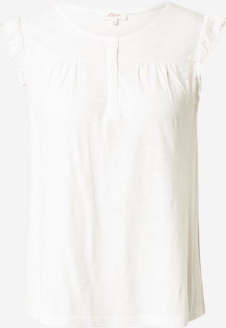 s.Oliver Top in White: front