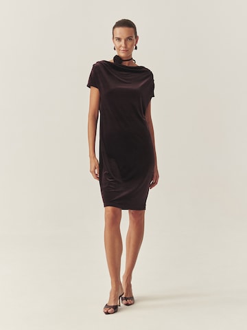 TATUUM Obleka | rjava barva