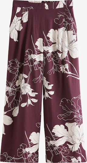 Next Hose in 32/Petite in creme / burgunder, Produktansicht