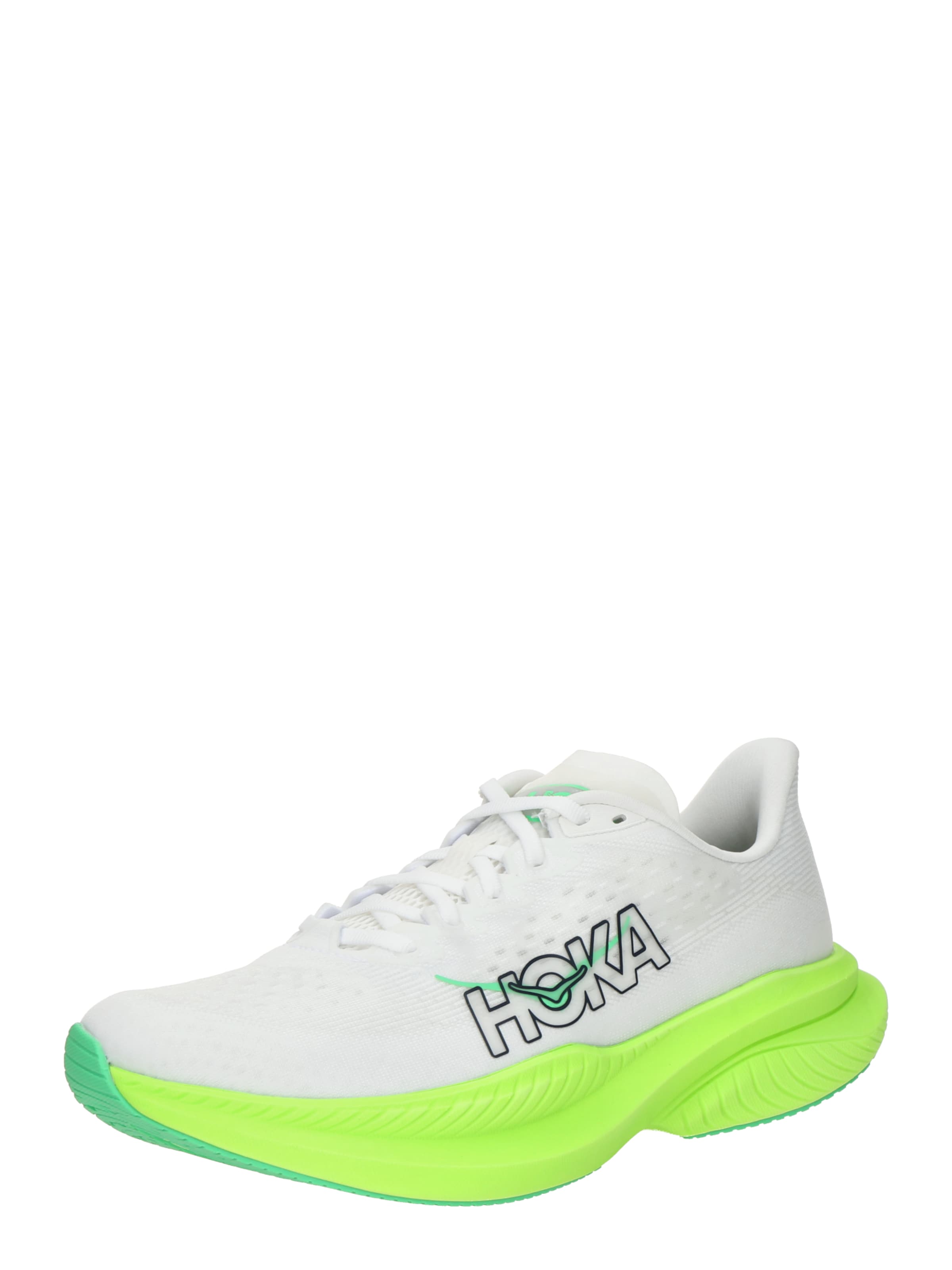 HOKA Running Shoes 'MACH 6' in White: front