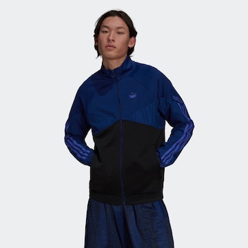 ADIDAS ORIGINALS Sweatjacke in Blau: predná strana