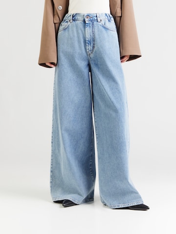 Weekend Max Mara Szeroka nogawka Jeansy 'ZATTERA' w kolorze niebieski: przód