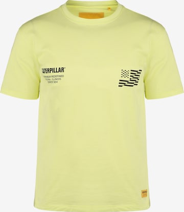 CATERPILLAR Shirt in Geel: voorkant