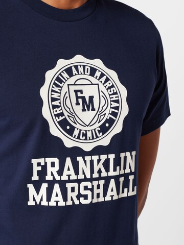 FRANKLIN & MARSHALL Regular Fit Shirt in Blau