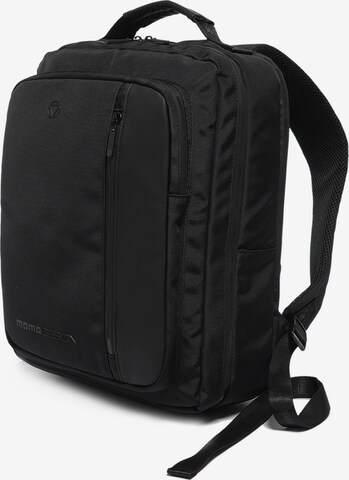 Momo Design Backpack in Black: front