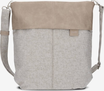 ZWEI Schoudertas 'Olli' in Beige: voorkant