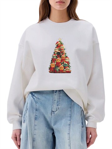 GORHEY Sweatshirt‌ in Weiß: Vorderseite