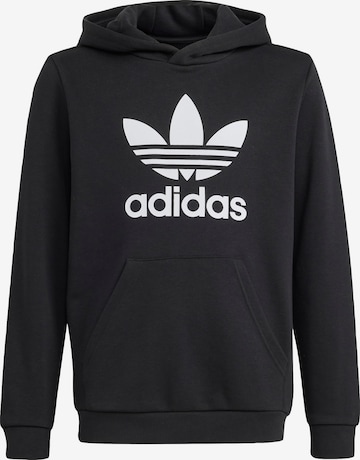 ADIDAS ORIGINALS Collegepaita 'Trefoil' värissä musta: etupuoli