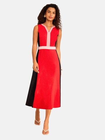 love & roses Jurk in Rood: voorkant