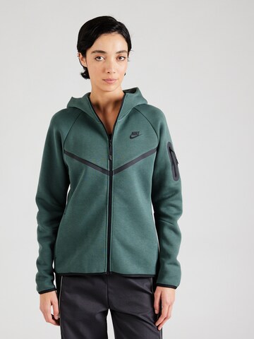 Giacca di felpa 'TECH FLEECE 2' di Nike Sportswear in verde: frontale