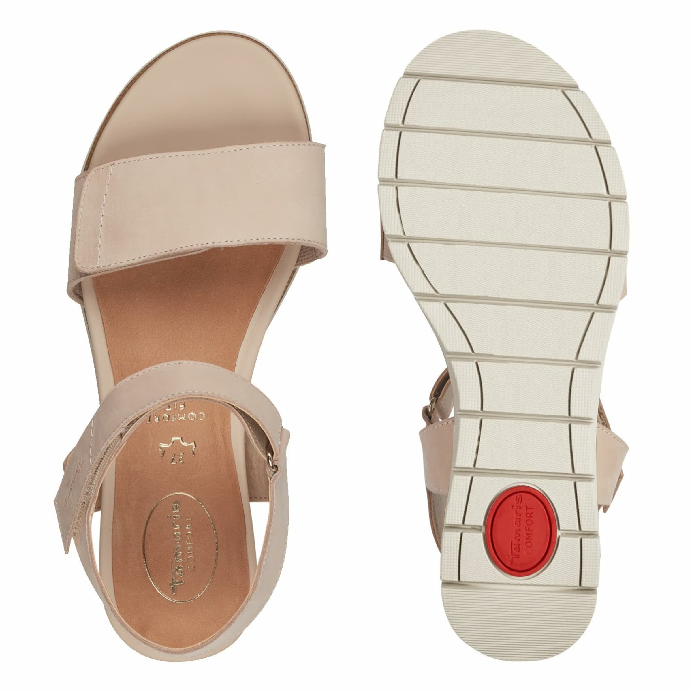 Tamaris Sandaal in Beige