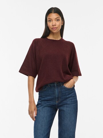 VILA Sweater 'VILiga' in Red: front