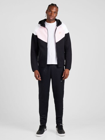 Nike Sportswear Bluza rozpinana 'TCH FLEECE' w kolorze czarny