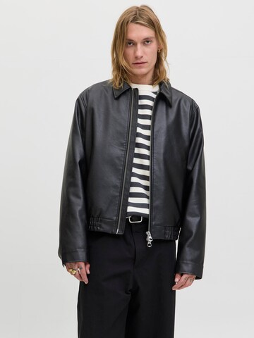 Veste mi-saison JACK & JONES en noir : devant