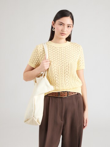 Pullover 'ONLSAGA' di ONLY in giallo: frontale