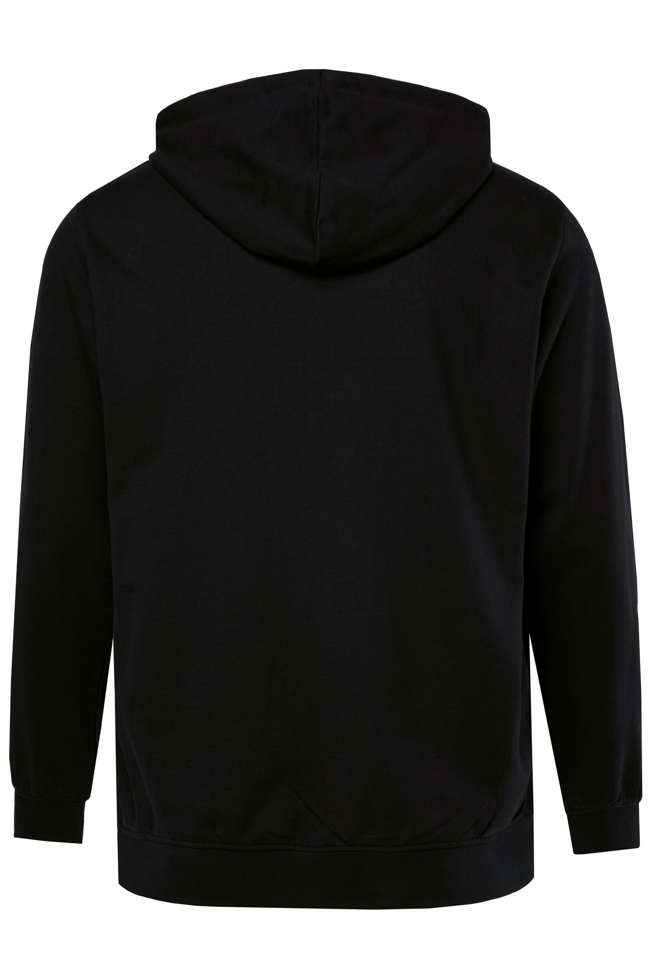 Men Plus Sweatshirt in Zwart