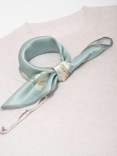 MayTree Foulard 'Magnolie' en bleu clair, Vue avec produit