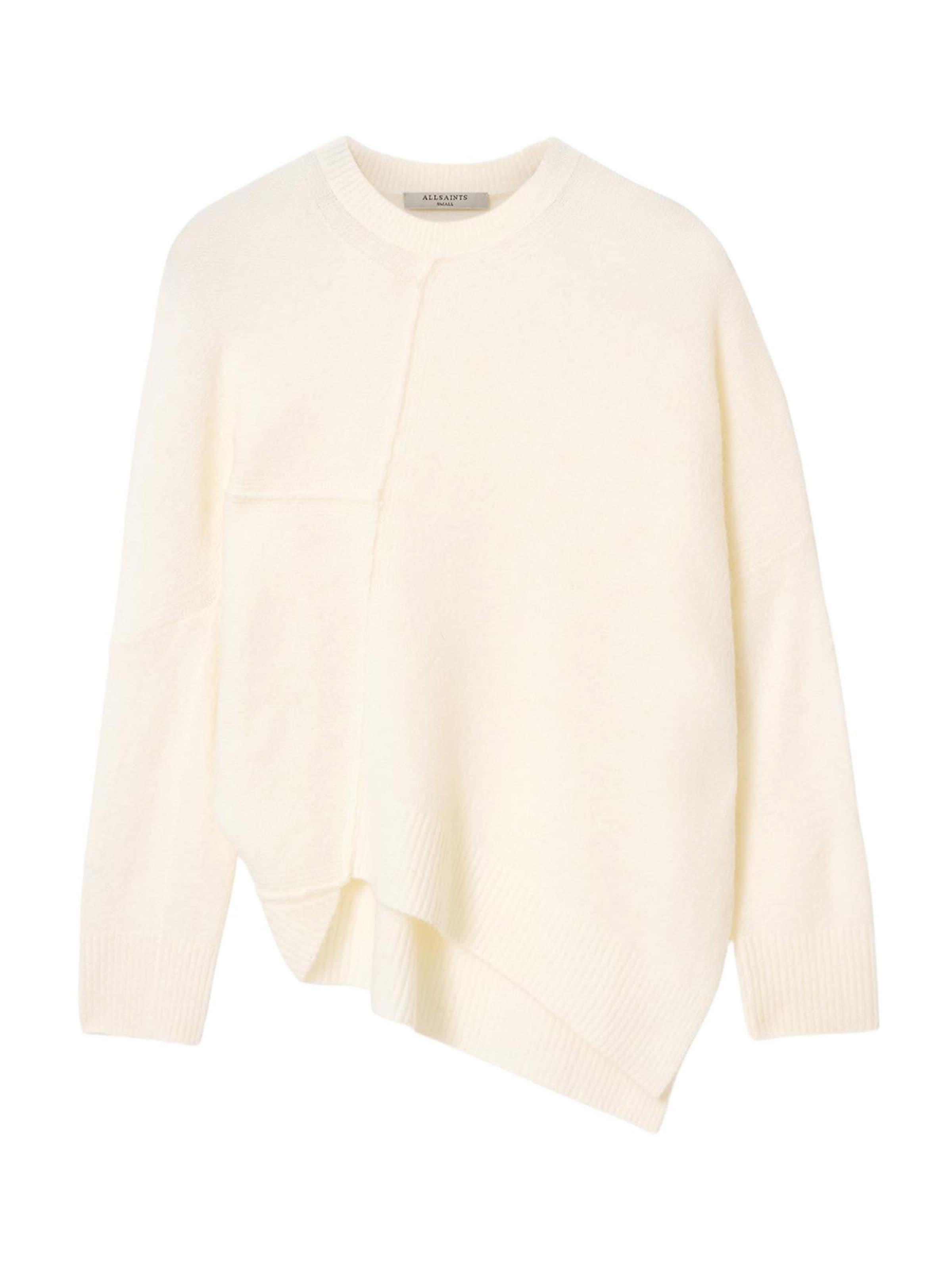 balta AllSaints Megztinis 'Lock': priekis