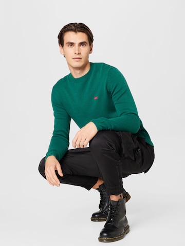 LEVI'S ® Pulóver 'Original Housemark Sweater' - zöld