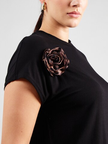 ONLY Carmakoma Shirt 'CARLISTINA ROSE' in Black