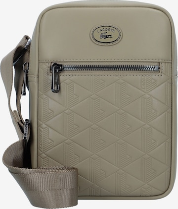 LACOSTE Crossbody Bag in Beige: front