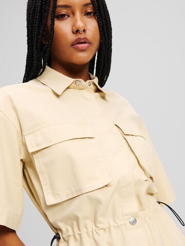 Abito camicia di KARL LAGERFELD JEANS in beige