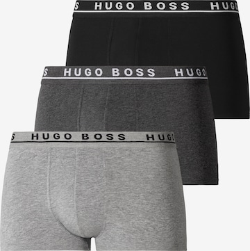 BOSS - Calzoncillo boxer en gris: frente
