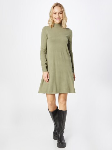 PIECES Knitted dress 'JALINA' in Green: front