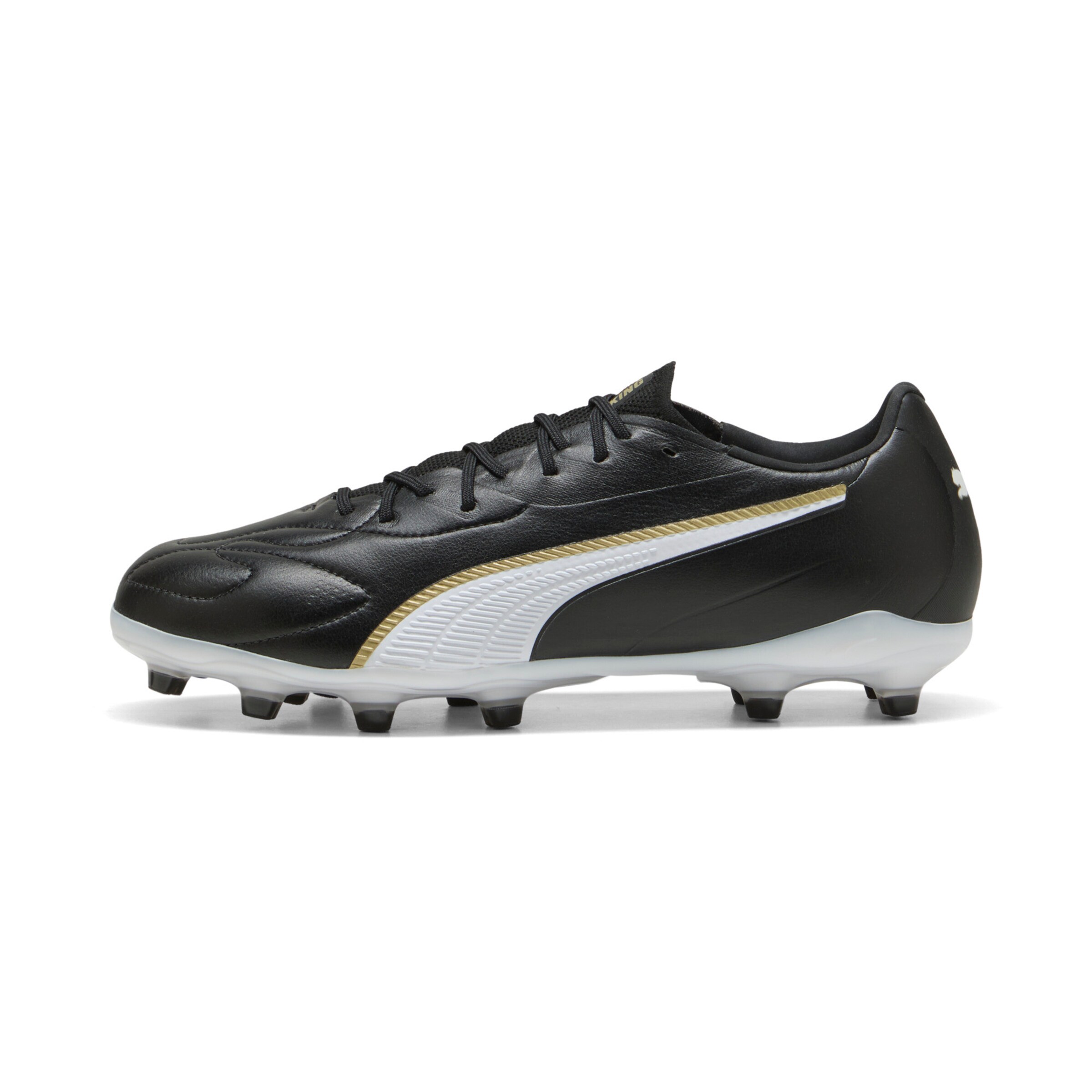 PUMA Soccer Cleats 'King 20 Match' in Black: front