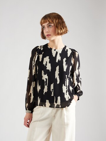 OBJECT Bluse 'Mila' i sort: forside