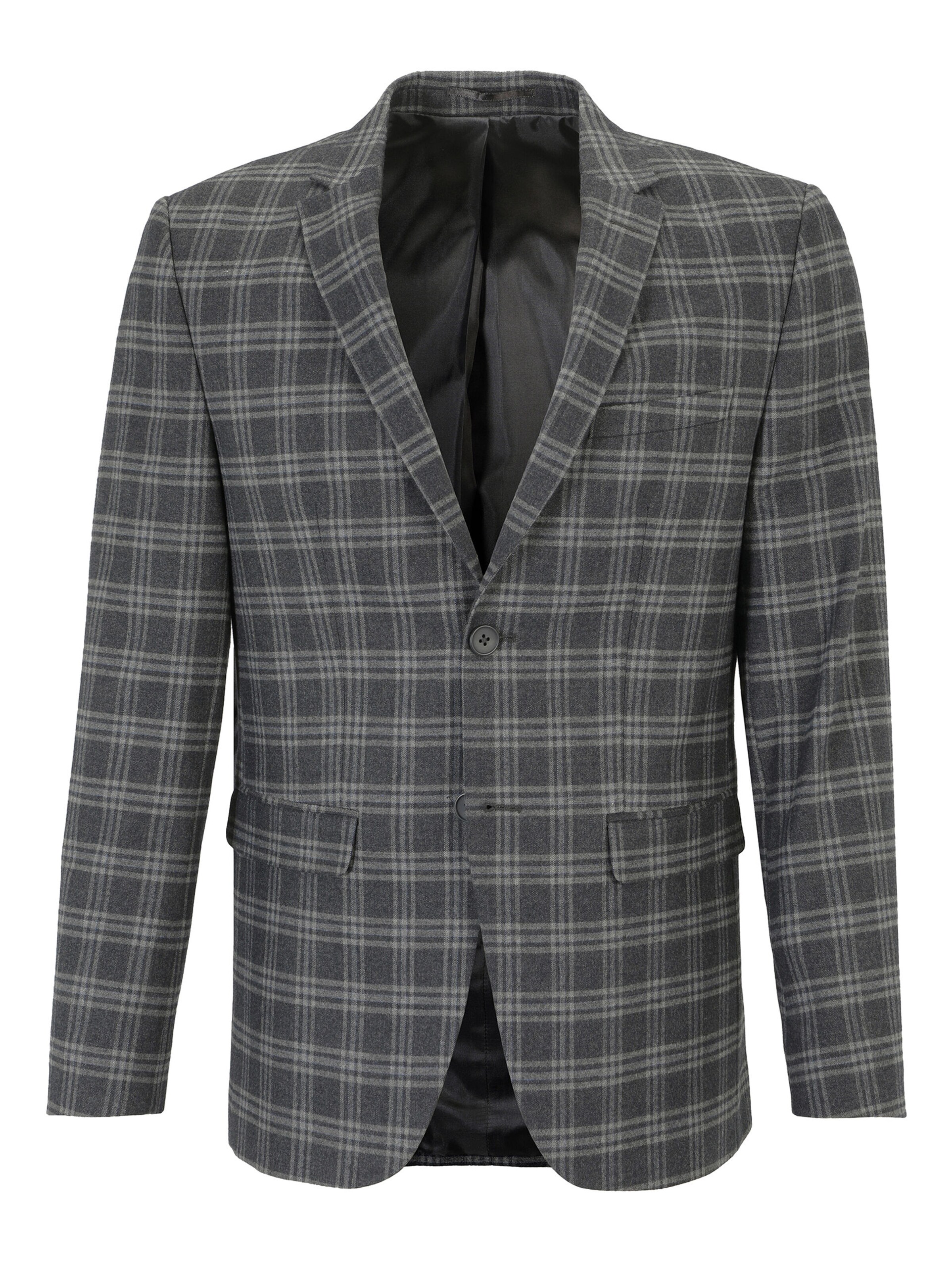 Steffen Klein Slim fit Colbert in Grijs: voorkant