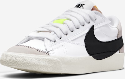 Nike Sportswear Baskets basses 'BLAZER 77 JUMBO' en beige / jaune fluo / noir / blanc, Vue avec produit