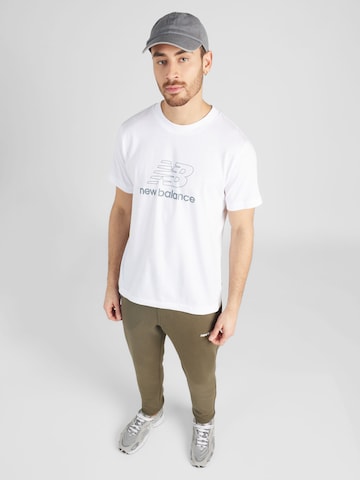 T-Shirt new balance en blanc