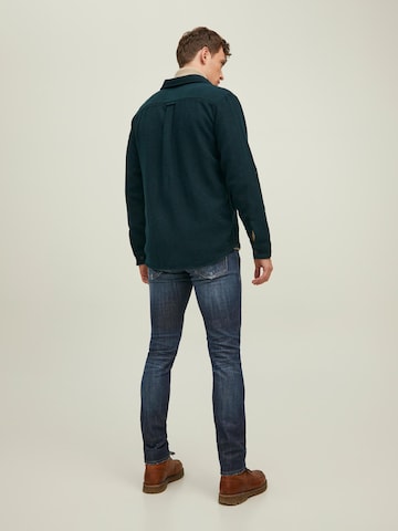 Coupe slim Jean 'Glenn' JACK & JONES en bleu