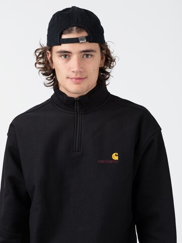 Carhartt WIP Sweatshirt 'American Script' in Schwarz