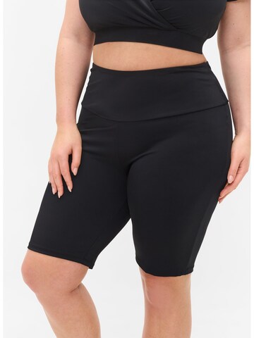 Bas de bikini 'SBASIC' Swim by Zizzi en noir : devant