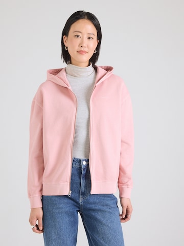 Pepe Jeans - Sudadera con cremallera en rosa: frente