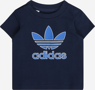 ADIDAS ORIGINALS Футболка 'TREFOIL' в Синий: спереди