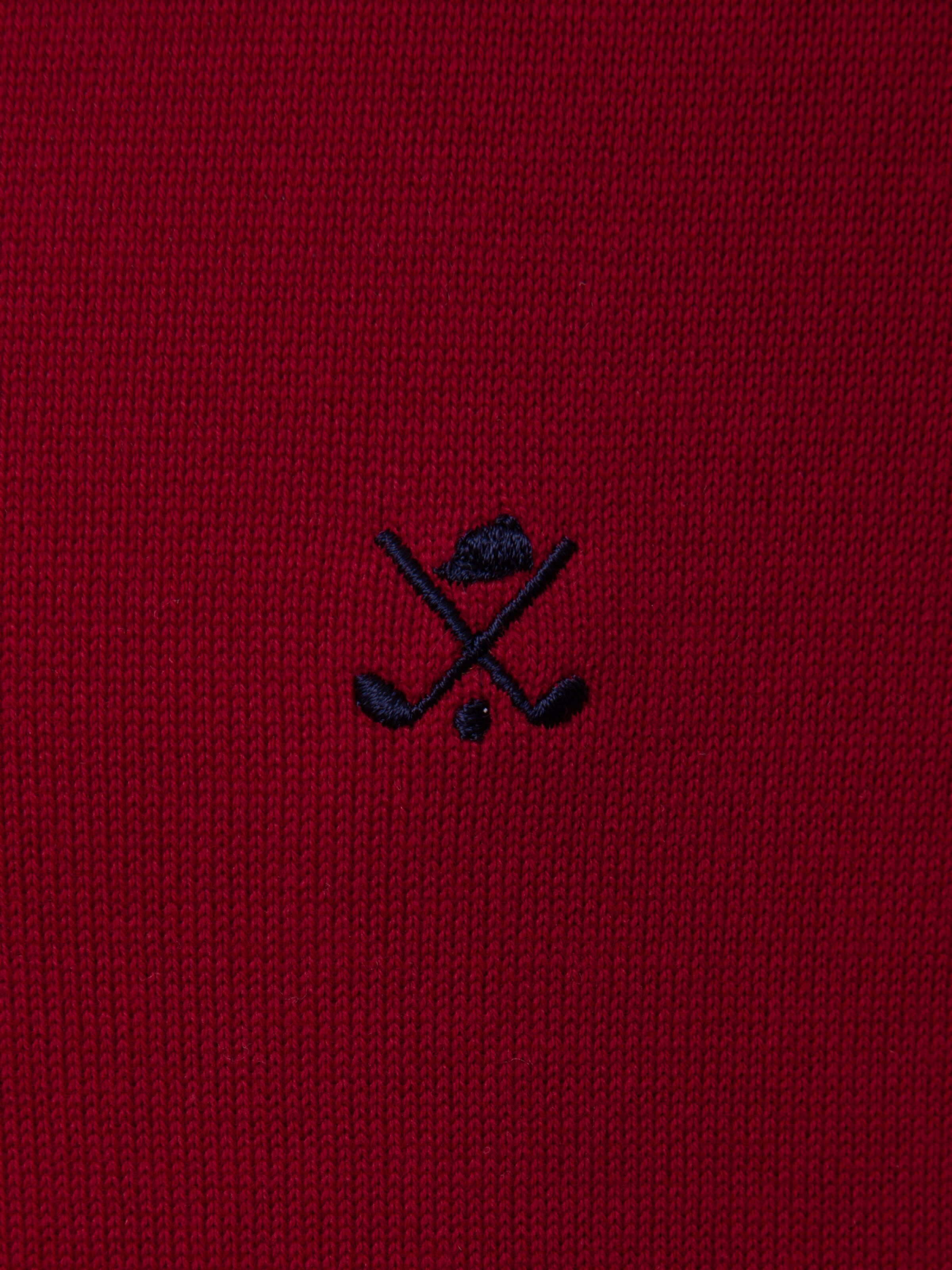 Sir Raymond Tailor Sweater 'Los Angeles' in Red