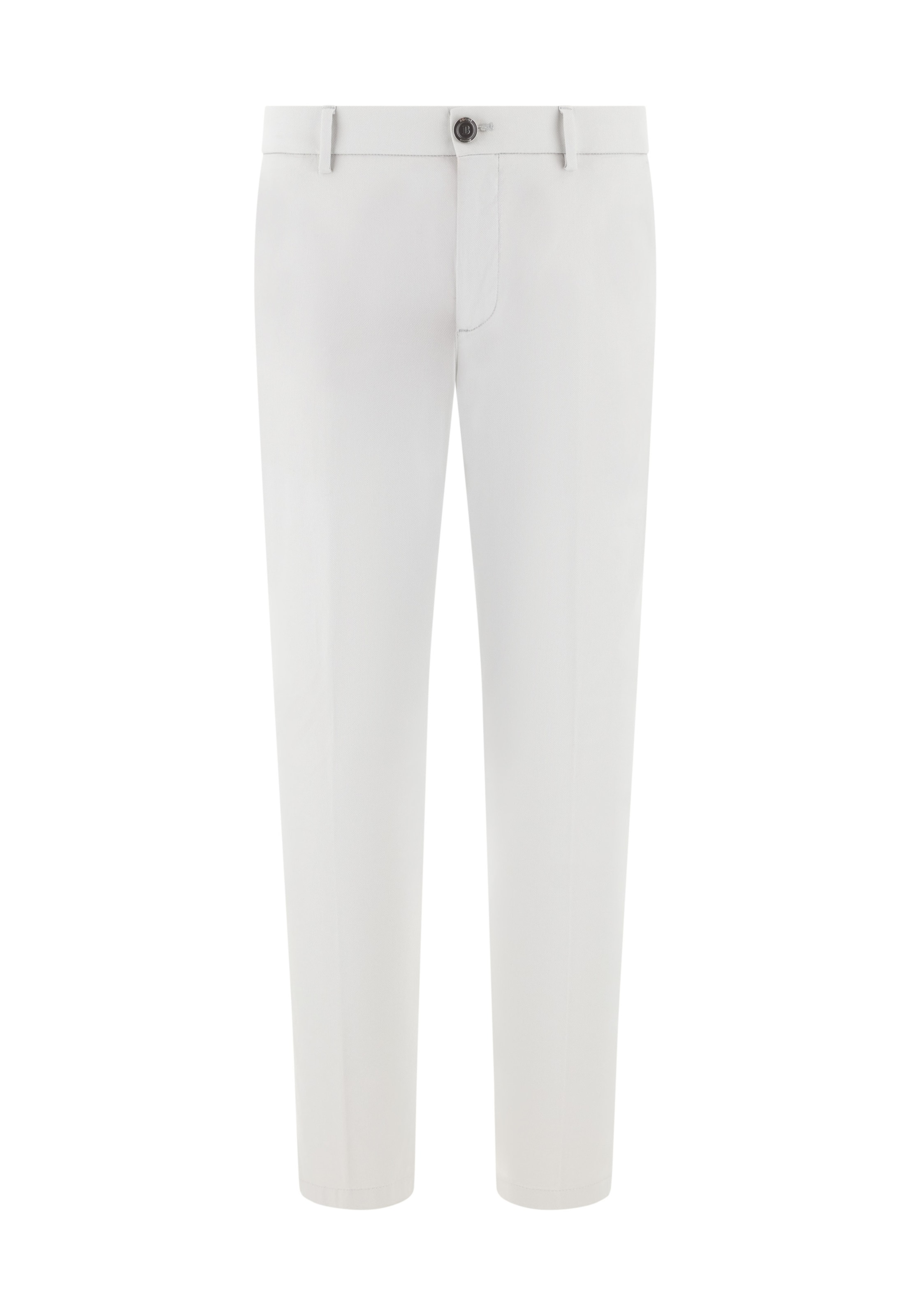 Boggi Milano Regular Pantalon in Wit: voorkant